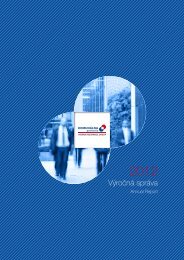 Výročná správa 2012 (SK,EN) - Komunálna Poisťovňa
