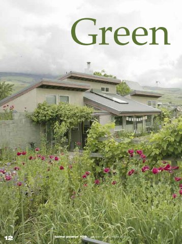 Off-Grid Country Living - Home Power Magazine