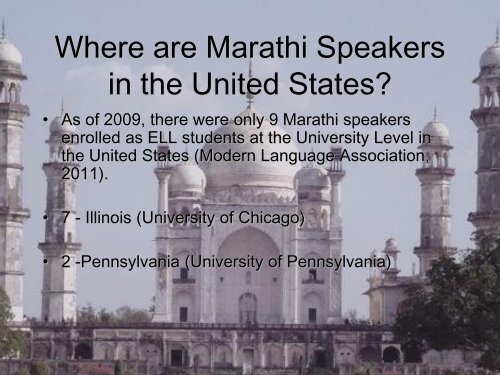 As Marathi Speakers Learn English - RITELL