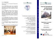 Scarica la brochure ufficiale del corso - Centro per l'impiego V.C.O.