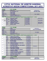 Lotul National de Arbitri 2011-2012 - Frh