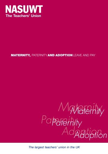 Maternity book 2011 - Hull NASUWT