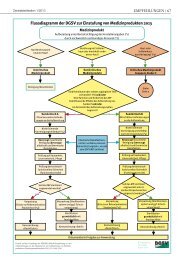 Flussdiagramm der DGSV zur Einstufung von ... - mhp-Verlag