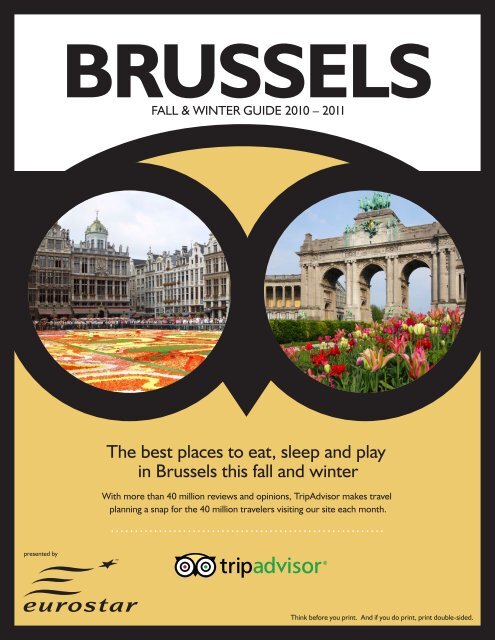 Fall & winter guide 2010 - Eurostar