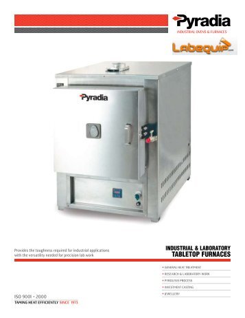 Table top furnace 2300Â°F (1260Â°C) - Labequip