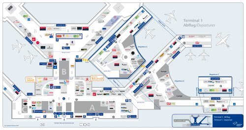 Terminal 1 Abflug/Departures - Frankfurt Airport