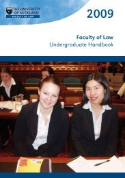 Download the 2009 Faculty of Law Undergraduate Handbook