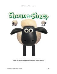 Shaun the Sheep Walk Through written by Robert ... - D3Publisher