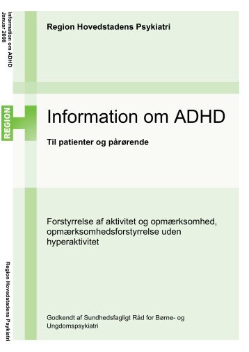 Information om ADHD - Region Hovedstadens Psykiatri