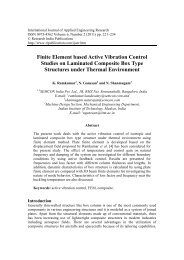 Finite Element based Active Vibration Control Studies on  ... - Semcon