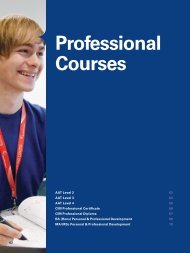 Professional Courses - Yeovil College