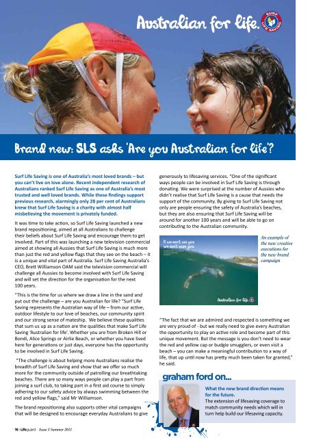 Australian Lifeguard magazine - Surf Life Saving Australia