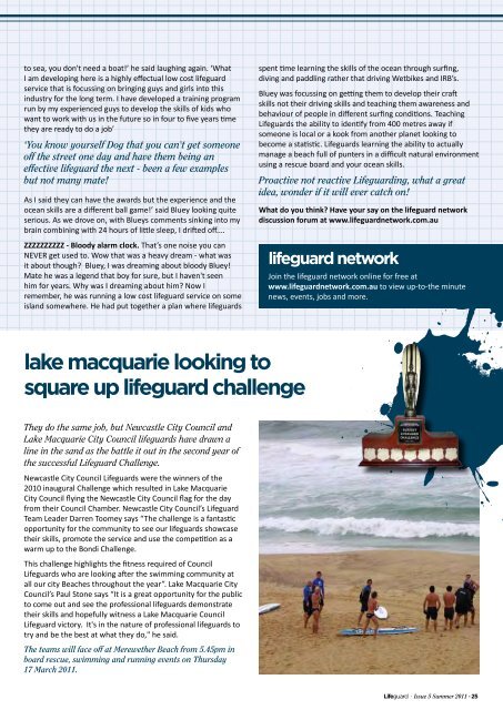 Australian Lifeguard magazine - Surf Life Saving Australia
