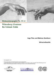 Ingo Pies und Markus Sardison - Martin-Luther-UniversitÃ¤t Halle ...