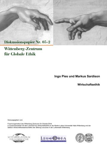 Ingo Pies und Markus Sardison - Martin-Luther-UniversitÃ¤t Halle ...