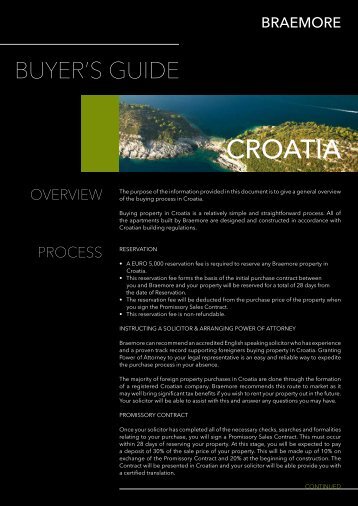 CROATIA - Braemore Group