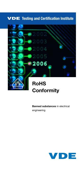RoHS Conformity - VDE
