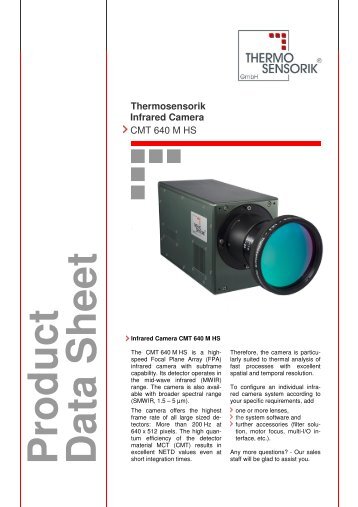 Thermosensorik Infrared Camera CMT 640 M HS