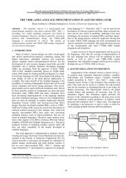 the vhdl-ams language implementation in alecsis simulator - LEDA