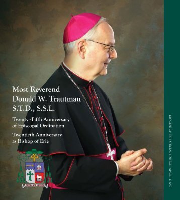 Most Reverend Donald W. Trautman S.T.D., S.S.L. - Diocese of Erie