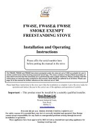 Firewarm 8SE Installation & Operating Instructions - Hetas
