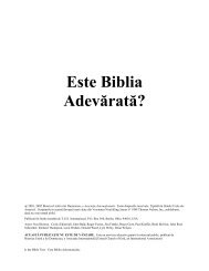 Este Biblia AdevÄratÄ? - United Church of God