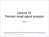 Lecture 15: Periodic small signal analysis - bSpace