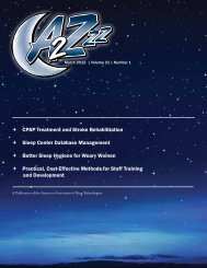 A2Zzz - American Association of Sleep Technologists