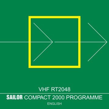SAILOR COMPACT 2000 PROGRAMME VHF RT2048 - Polaris-as.dk