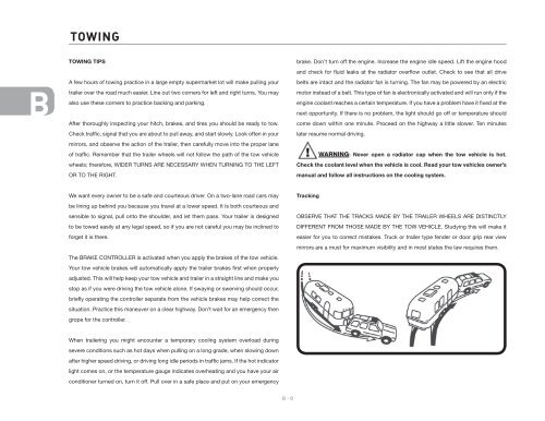 AIRSTREAM OWNERS MANUAL