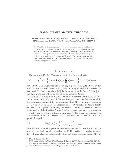 PDF) A Simple Proof of Jacobi's Four-Square Theorem