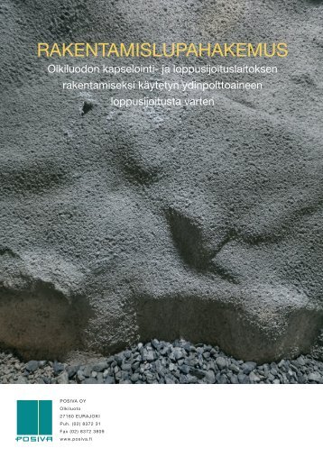 Rakentamis-lupahakemus (PDF 32MB) - Posiva