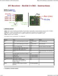 DT Receiver - Rx43d-3-v502 - Instructions - Micron Radio Control