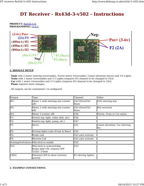 micron radio control