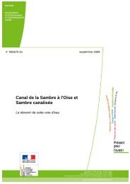 Canal de la Sambre Ã  l'Oise et Sambre canalisÃ©e - cgedd