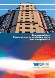 89-0020-UK - Domosolutions Thermal energy ... - WATTS industries