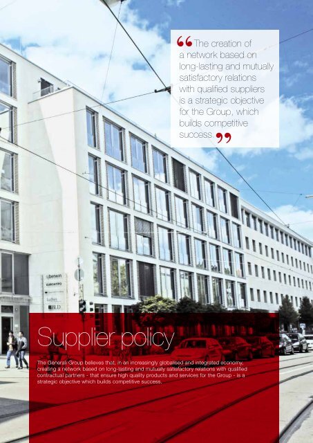 Sustainability Report 2012 - Generali Versicherung AG