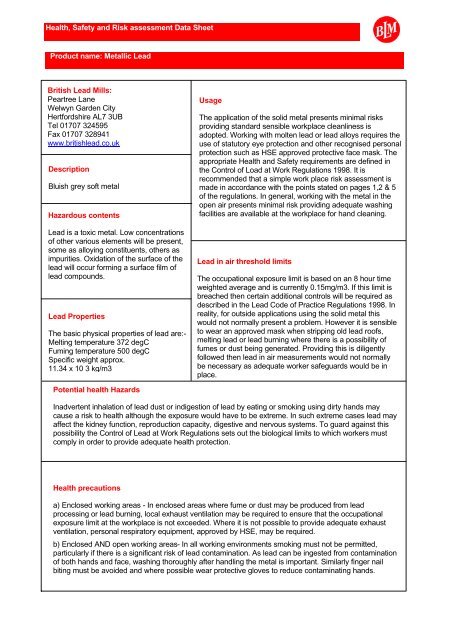 Health risk assessment of potentially toxic elements in the dry