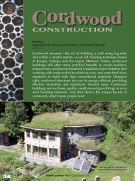 Cordwood Construction - Equal Parenting-BC