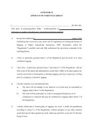 Affidavit Format [Parent]