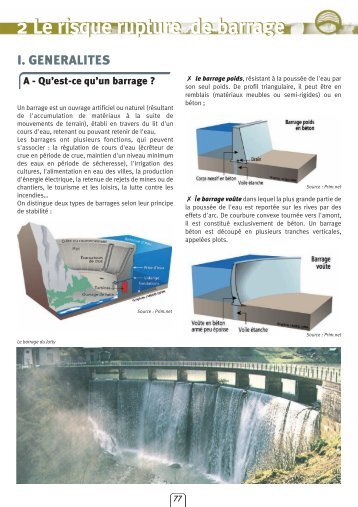 2 Le risque rupture de barrage - Ville de Gaillard