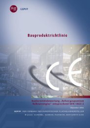 Bauproduktrichtlinie - Glass for Europe