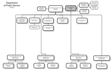 Detailed Public Service Org Chart