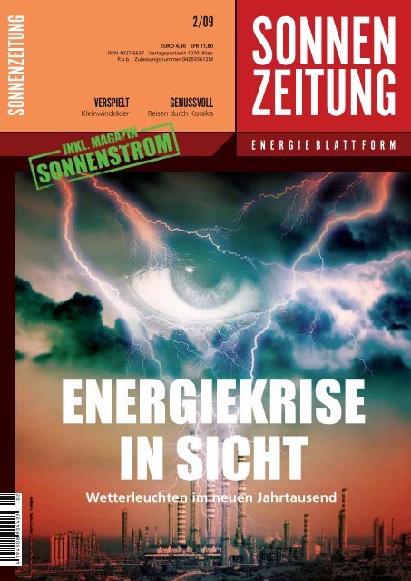 Energiekrise in Sicht - Sonnenzeitung