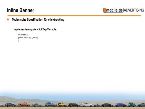 Inline Banner - mobile.de Advertising