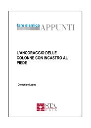 1 l'ancoraggio delle colonne con incastro al piede - S.T.A. Data S.r.l.