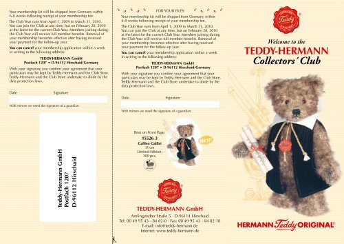 hermann teddy original