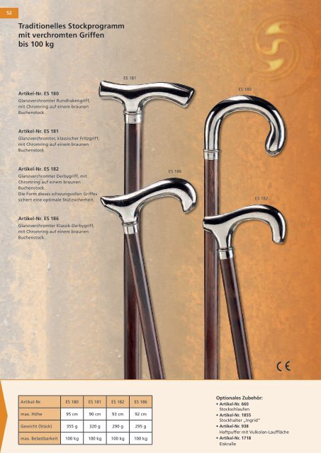 Gehstockkatalog 2011 - Hausmann AG