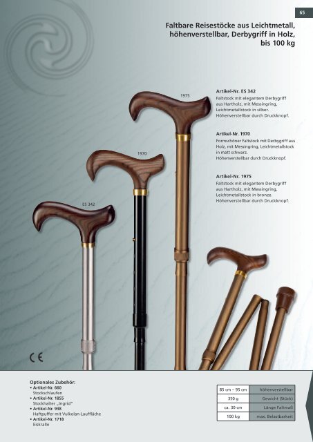 Gehstockkatalog 2011 - Hausmann AG