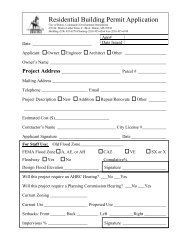 Building Permit application -- residential - City of Biloxi